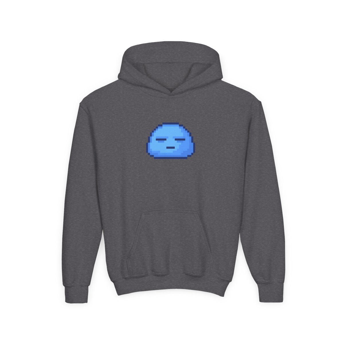 Cute Sleepy Blue Terraria Slime Kids Hoodie