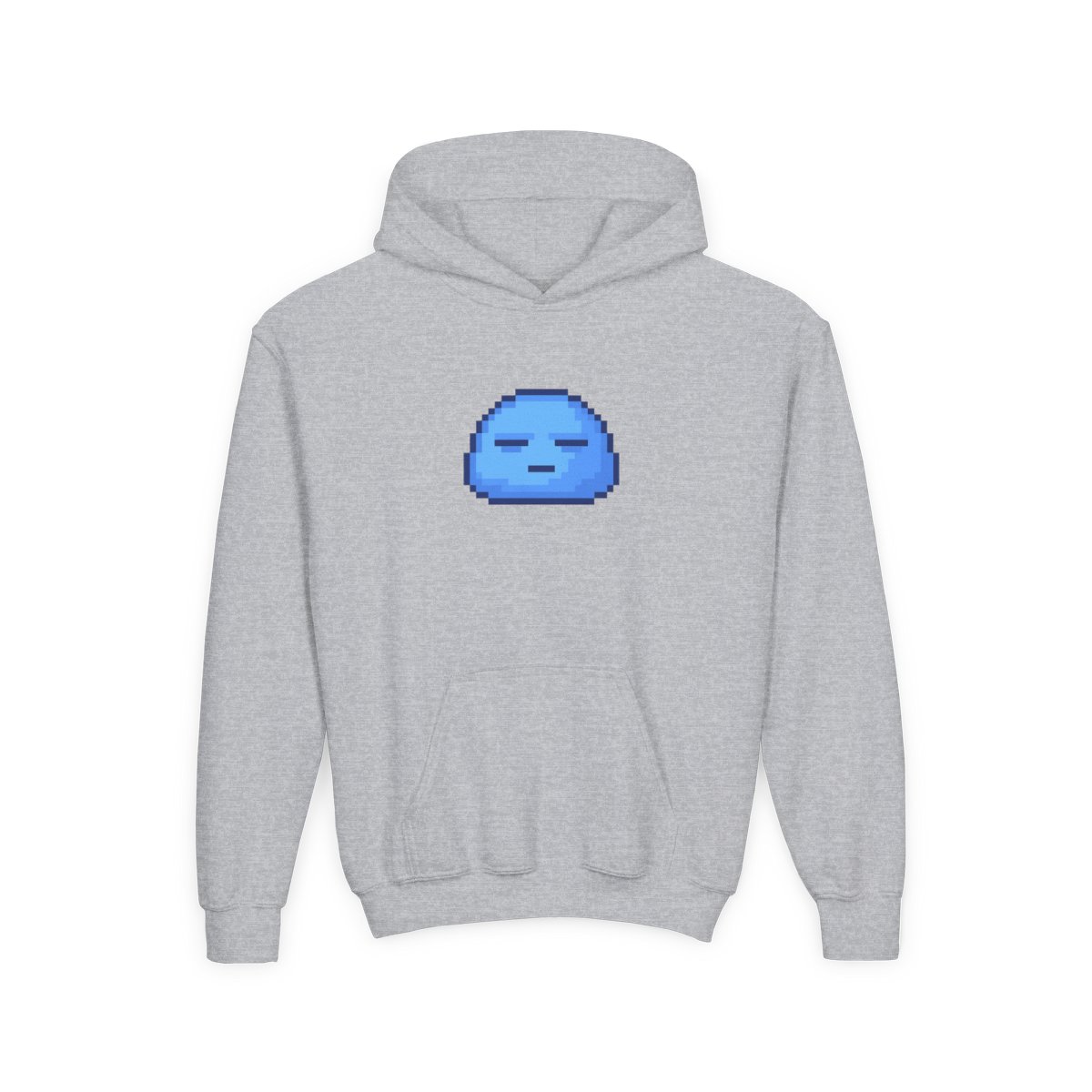 Cute Sleepy Blue Terraria Slime Kids Hoodie