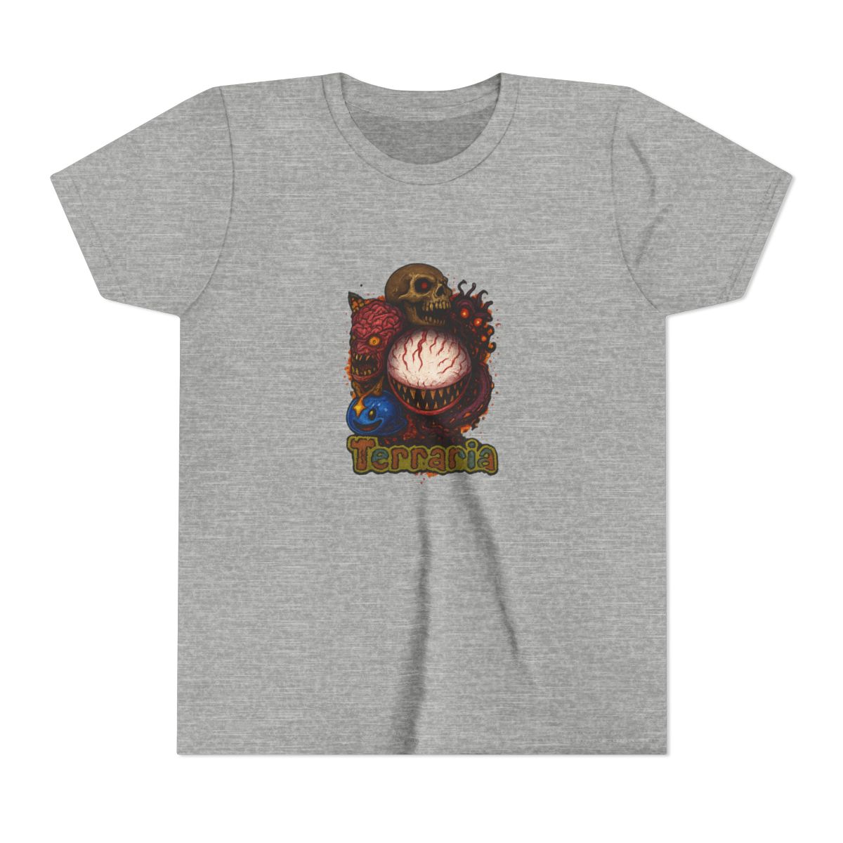 Epic Terraria Boss Rush Pixel Gamer Kids T-Shirt — official Terraria T-Shirts