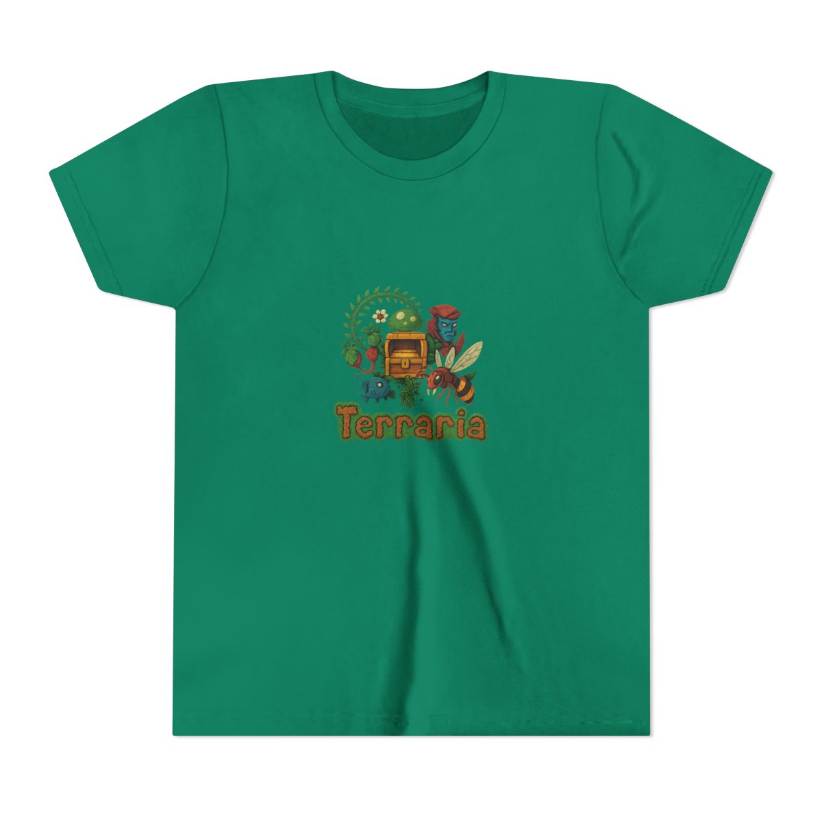 Terraria Jungle Biome Adventure Kids T-Shirt